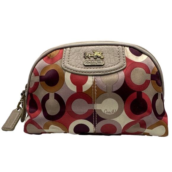 COACH Signature Canvas Make up / Cosmetic Case - Picture 8 of 8